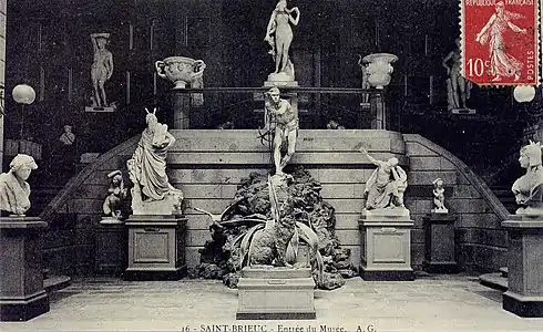 Chaire monumentale, esquisses, en collaboration avec Henri Chapu, musée d'Art et d'Histoire de Saint-Brieuc.