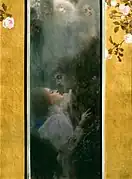 L'Amour (1895), huile sur toile (60&nbsp;×&nbsp;44&nbsp;cm), musée historique de Vienne.