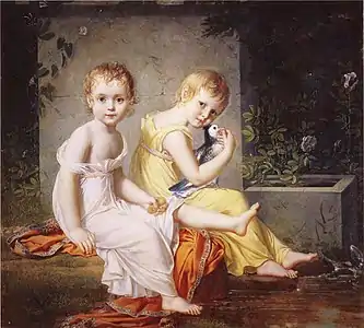 Gustava et Wilhelmina Armfelt, 1802, collection privée finlandaise.