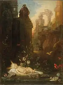 Moïse exposé sur le Nil (1878), huile sur toile, Cambridge, Fogg Art Museum.