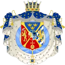 Armoiries du Prince Gustave de 1827 à 1844