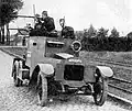 En action en 1918.