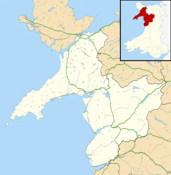(Voir situation sur carte : Gwynedd)