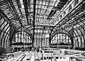 Travaux du Grand Hall, réalisé par l'architecte Alphonse Defrasse.