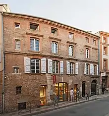 Façade sur rue de l'hôtel de Bonnefoy.