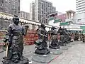 Statues de bronze de l'astrologie chinoise