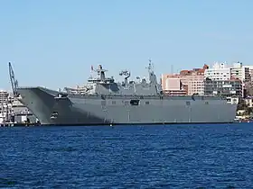 illustration de HMAS Canberra (L02)
