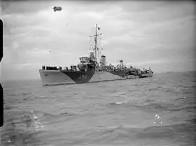 illustration de HMS Hussar (J82)