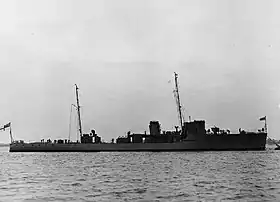 illustration de HMS Kingfisher (L70)