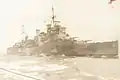 Photo du HMS London en 1941.