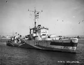 illustration de HMS Melbreak (L73)
