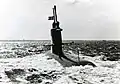 Le HMS Sjöormen en route en 1968