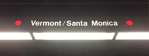 Signalétique.