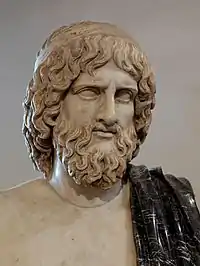 Buste d'Hadès, copie romaine d'après un original grec du Ve siècle avant notre ère, palais Altemps.