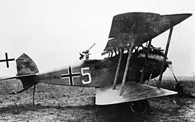 Vue de l'avion.