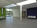 Le hall d'accueil.