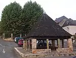 La halle de Thémines.