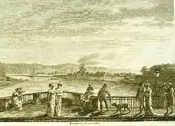 Vue de l'Elbe.