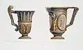 Hanaps de Bernard Palissy, XVIe&nbsp;siècle.
