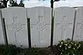 Tombes de soldats britanniques.
