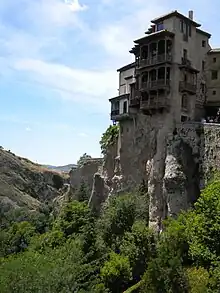 Maison de Cuenca (Espagne) - XVe&nbsp;siècle.