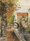 Vue du canal Valkenburg (1974)