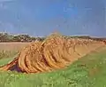 Récolte de seigle (huile sur contreplaqué, 1920)