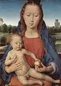 La Vierge et l'Enfant, Berlin (43&nbsp;×&nbsp;31&nbsp;cm).Florence