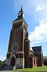 Une vue de l'église.