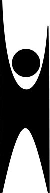 Symbole originel de l'humain heureux.
