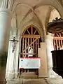Ancien transept, vue sud-nord.