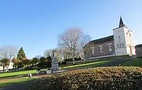 La place de la mairie.