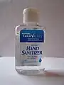 Flacon de solution hydroalcoolique