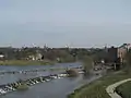 Vue sur la ville à travers la Ruhr