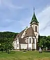 L'église catholique.