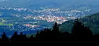 Vue de la table d'orientation, Le Haut du Tôt.
