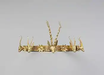 Couronne de princesse Hyksôs, XVe dyn.Metropolitan Museum of Art.