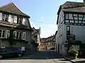 L'artère principale du village