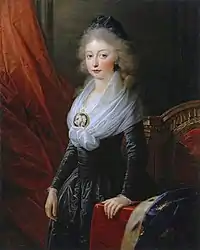 Marie-Thérèse Charlotte, par Heinrich Friedrich Füger, après 1795