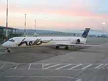 Un des 6 MD-90 de la compagnie Hello.