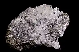 Hémimorphite et Calcite - Jabad Daylan Arabie Saoudite - (9 × 6,5 cm)