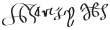 Signature de Henri VIII