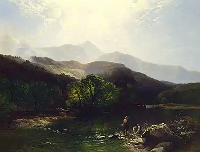 Un Ruisseau à truites, au nord du Pays de Galles.