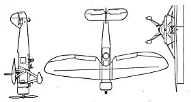vue en plan de l’avion