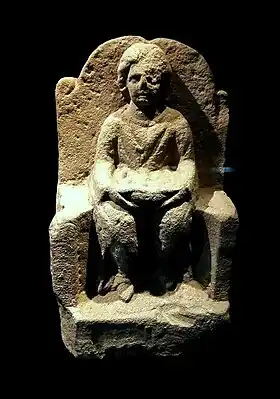 Représentation d'Herecura datant du IIe ou IIIe siècle de notre ère trouvée à Stuttgart, Allemagne