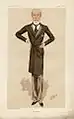 Herbet Naylor-Leyland (1892-1895), caricature de Leslie Ward (Vanity Fair)