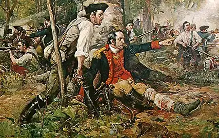 Herkimer at the Battle of Oriskany, vers 1901