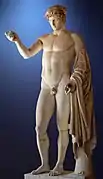 Hermès Logios, marbre, copie romaine d'après un original grec du Ve&nbsp;siècle&nbsp;av. J.-C. Collection Ludovisi.