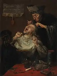 L’extraction de la Pierre de folie, anonyme, XVIIe siècle, Musée Boijmans Van Beuningen, Rotterdam