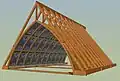 Vue 3d sur intrados nef heudicourt